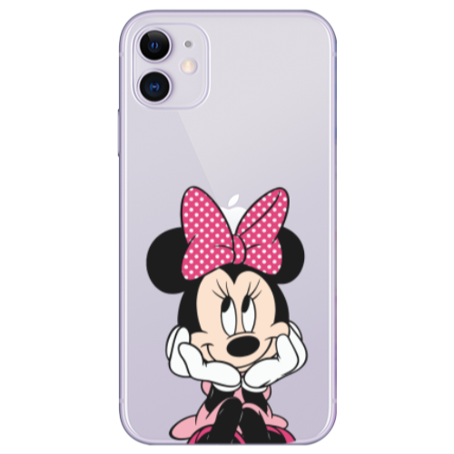 Apple iPhone 11  Minnie 2 Transparent Silicone TPU Θήκη