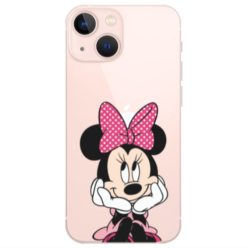 Apple iPhone 13 Minnie 2 Transparent Silicone TPU Θήκη