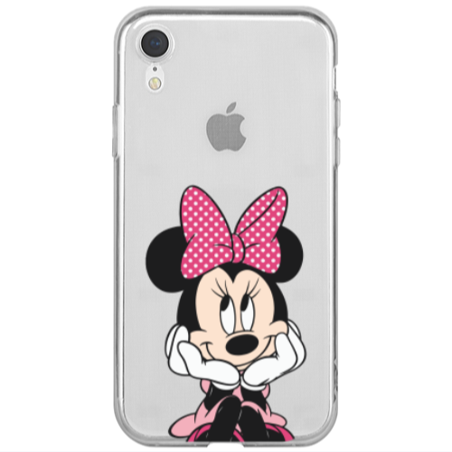 Apple iPhone Xr Minnie 2 Transparent Silicone TPU Θήκη