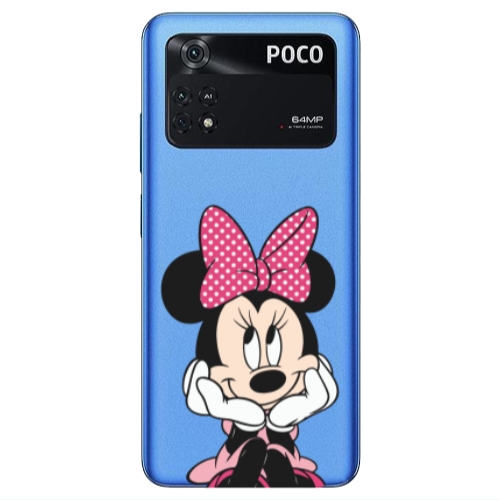Xiaomi Poco M4 Pro 4G Minnie 2 Transparent Silicone TPU Θήκη