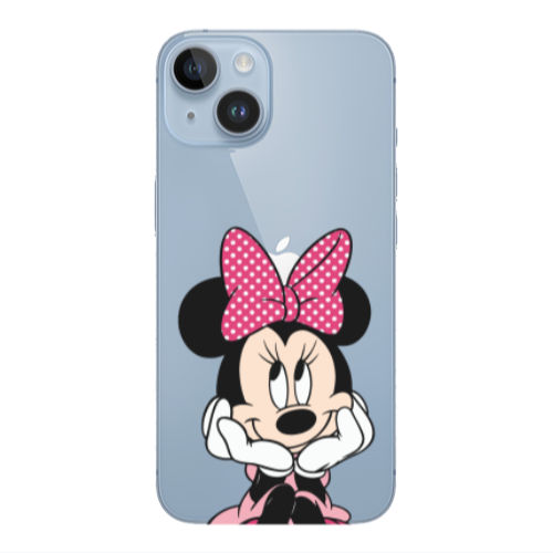 Apple iPhone 14  Minnie 2 Transparent Silicone TPU Θήκη