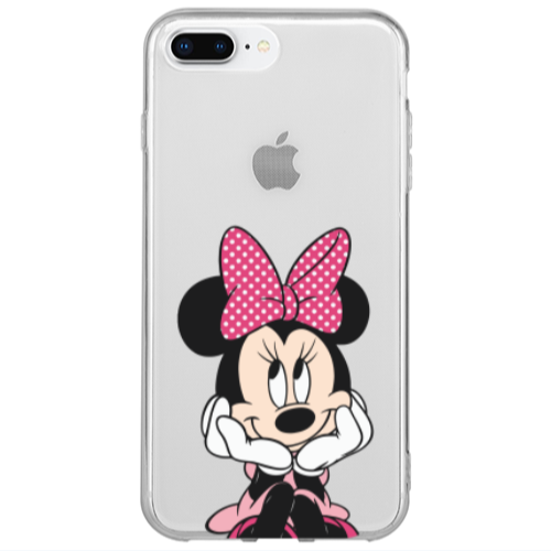 Apple iPhone 7 Plus Minnie 2 Transparent Silicone TPU Θήκη