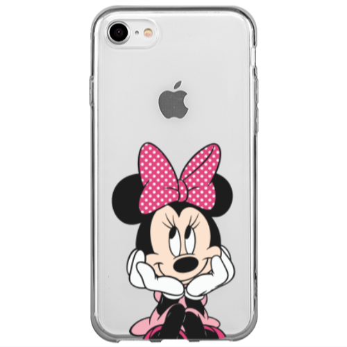 Apple iPhone SE 2020 Minnie 2 Transparent Silicone TPU Θήκη
