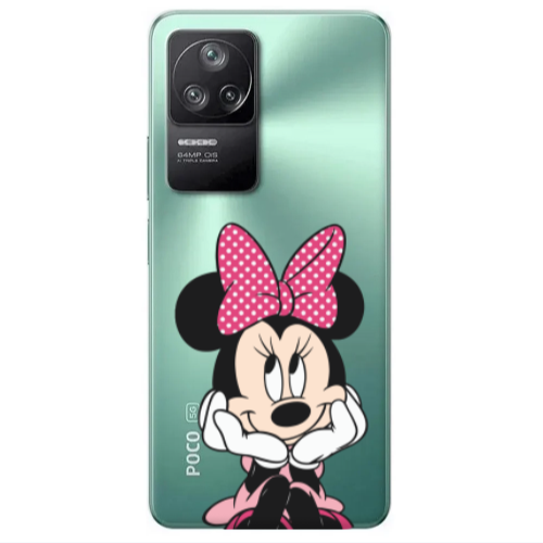 Xiaomi Poco F4 Minnie 2 Transparent Silicone TPU Θήκη