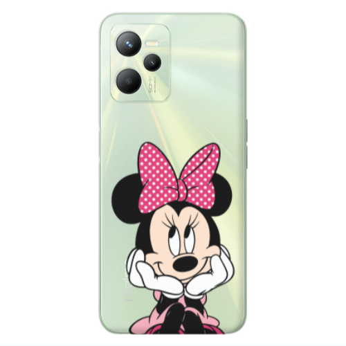 Realme C35 Minnie 2 Transparent Silicone TPU Θήκη