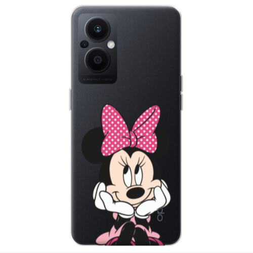 Oppo Reno 7 Lite Minnie 2 Transparent Silicone TPU Θήκη
