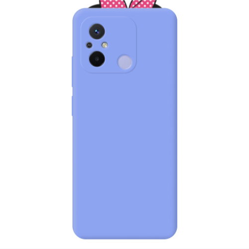 Xiaomi Redmi 12C Minnie 2 Light Purple Colored Silicone TPU Θήκη