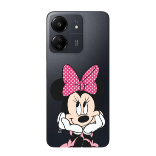 Xiaomi Redmi 13C Minnie 2 Transparent Silicone TPU Θήκη
