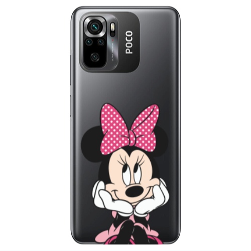 Xiaomi Poco M5 s Minnie 2 Transparent Silicone TPU Θήκη