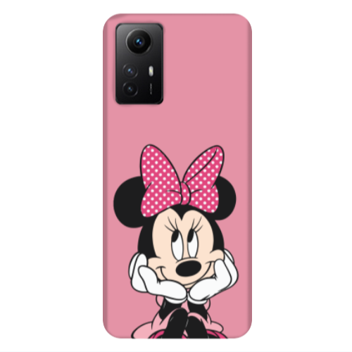 Xiaomi Redmi Note 12s Minnie 2 Pink Colored Silicone TPU Θήκη