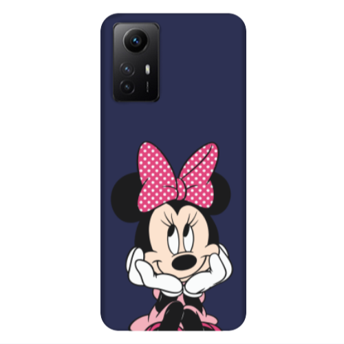 Xiaomi Redmi Note 12s Minnie 2 Dark blue Colored Silicone TPU Θήκη