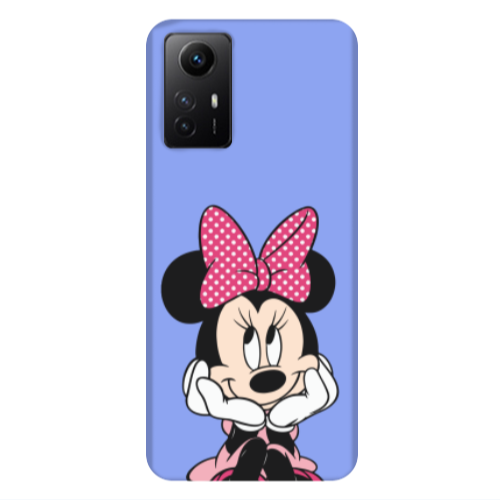Xiaomi Redmi Note 12s Minnie 2 Light Purple Colored Silicone TPU Θήκη