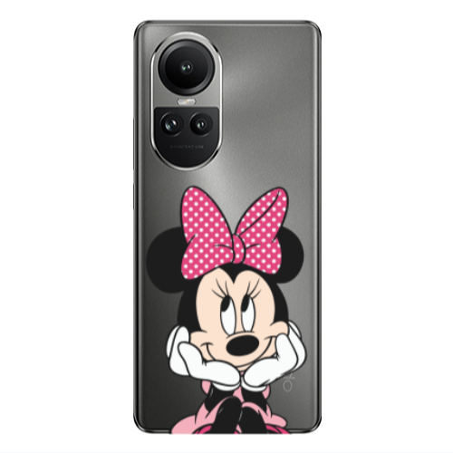 Oppo Reno10 5G Minnie 2 Transparent Silicone TPU Θήκη