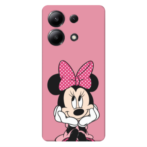 Xiaomi Redmi Note 13 4G Minnie 2 Pink Colored Silicone TPU Θήκη