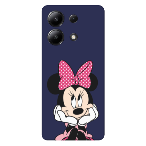 Xiaomi Redmi Note 13 4G Minnie 2 Dark blue Colored Silicone TPU Θήκη