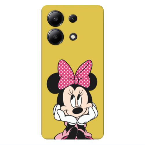 Xiaomi Redmi Note 13 4G Minnie 2 Yellow Colored Silicone TPU Θήκη