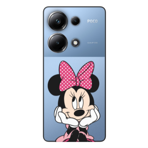 Xiaomi Poco M6 Pro 4G Minnie 2 Transparent Silicone TPU Θήκη