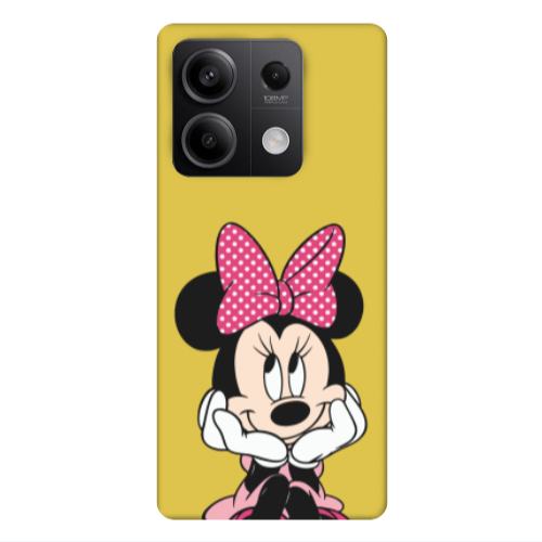 Xiaomi Redmi Note 13Pro 5G Minnie 2 Yellow Colored Silicone TPU Θήκη