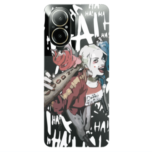 Realme C67 Ha Ha Ha Transparent Silicone TPU Θήκη