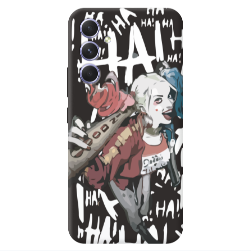 Samsung A36 Ha Ha Ha Black Colored Silicone TPU Θήκη