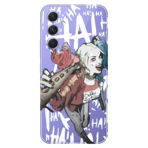 Samsung A56 Ha Ha Ha Transparent Silicone TPU Θήκη