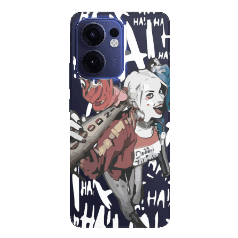 Oppo Reno13 FS Ha Ha Ha Transparent Silicone TPU Θήκη