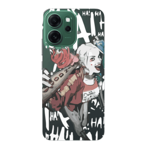 Oppo Reno 14 FS Ha Ha Ha Transparent Silicone TPU Θήκη