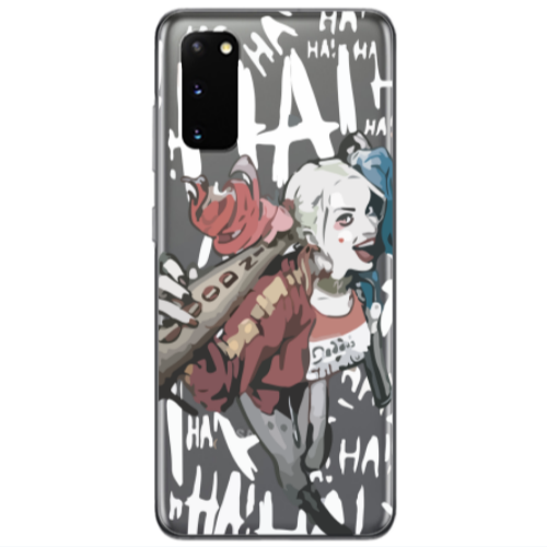 Samsung S20 Ha Ha Ha Transparent Silicone TPU Θήκη