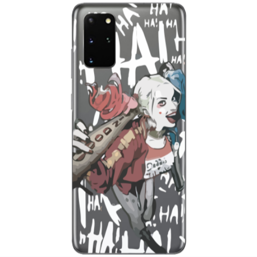 Samsung S20 Plus Ha Ha Ha Transparent Silicone TPU Θήκη