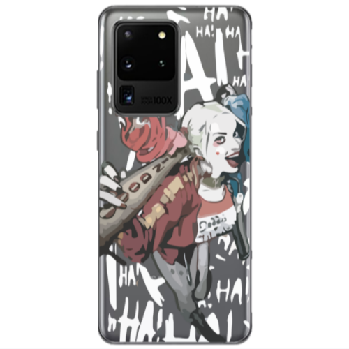 Samsung S20 Ultra Ha Ha Ha Transparent Silicone TPU Θήκη
