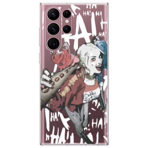 Samsung S22 Ultra Ha Ha Ha Transparent Silicone TPU Θήκη