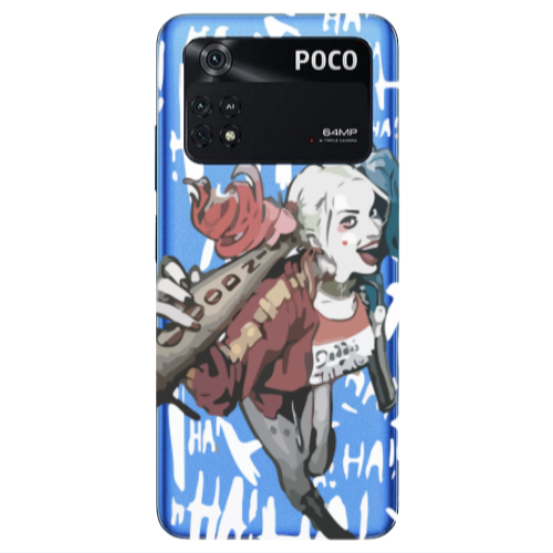 Xiaomi Poco M4 Pro 4G Ha Ha Ha Transparent Silicone TPU Θήκη