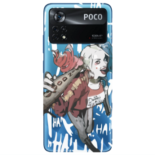 Xiaomi Poco X4 Pro Ha Ha Ha Transparent Silicone TPU Θήκη