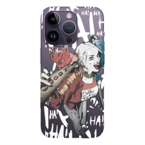 Apple iPhone 14 Pro Max Ha Ha Ha Transparent Silicone TPU Θήκη