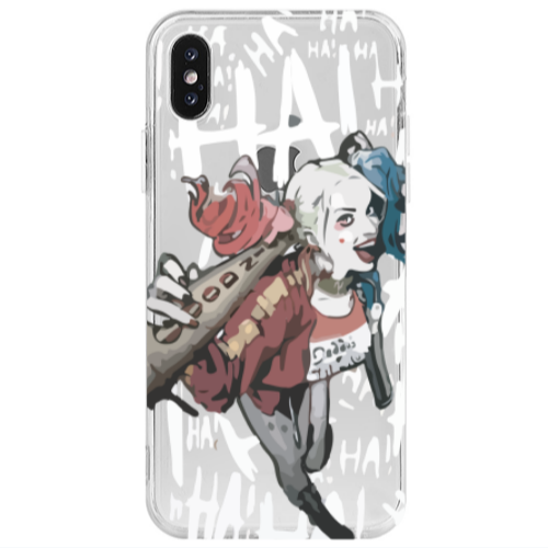 Apple iPhone Xs Ha Ha Ha Transparent Silicone TPU Θήκη