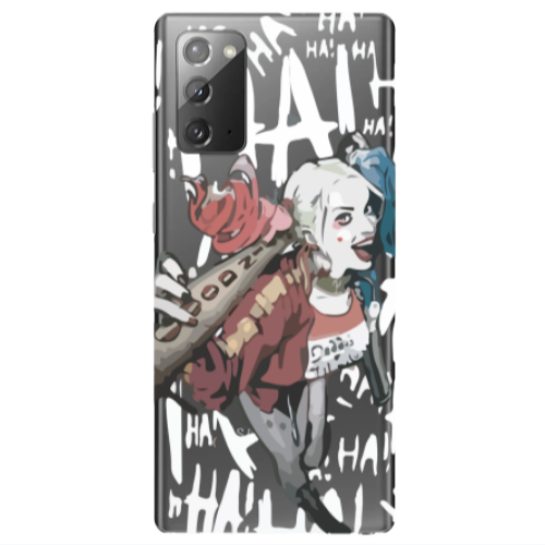 Samsung Note 20 Ha Ha Ha Transparent Silicone TPU Θήκη