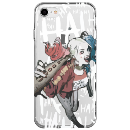 Apple iPhone SE 2020 Ha Ha Ha Transparent Silicone TPU Θήκη