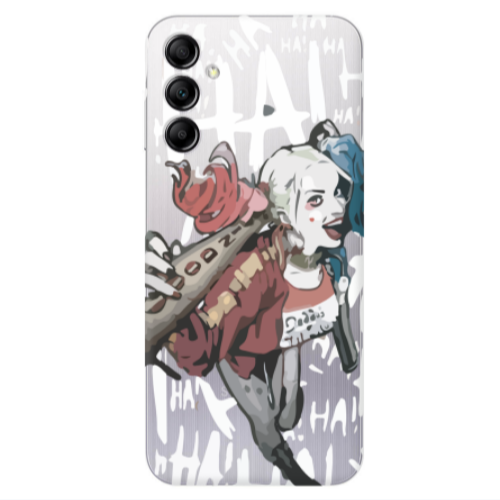 Samsung A24 Ha Ha Ha Transparent Silicone TPU Θήκη