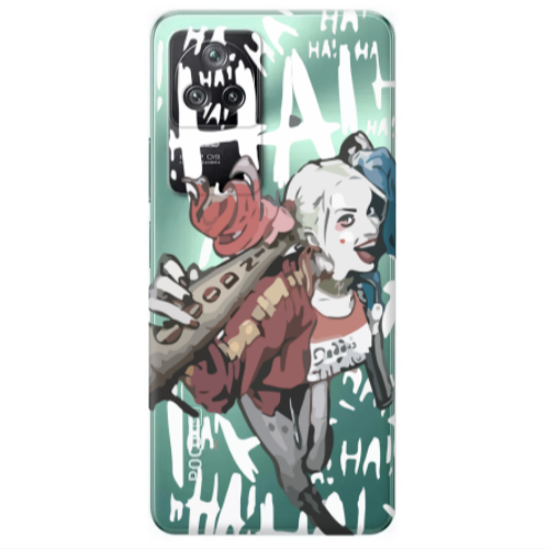 Xiaomi Poco F4 Ha Ha Ha Transparent Silicone TPU Θήκη