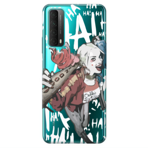 Huawei P Smart 2021 Ha Ha Ha Transparent Silicone TPU Θήκη