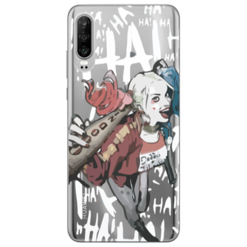 Huawei P30 Ha Ha Ha Transparent Silicone TPU Θήκη