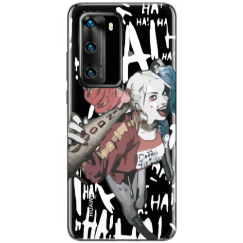 Huawei P40 Ha Ha Ha Transparent Silicone TPU Θήκη