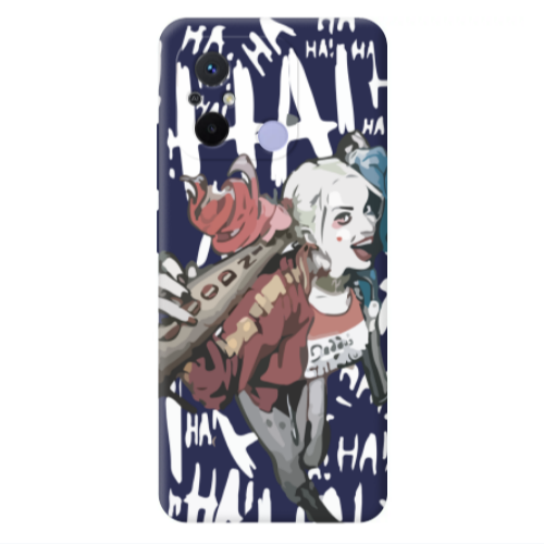 Xiaomi Redmi 12C Ha Ha Ha Dark blue Colored Silicone TPU Θήκη