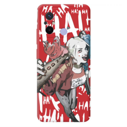 Xiaomi Redmi 12C Ha Ha Ha Red Colored Silicone TPU Θήκη