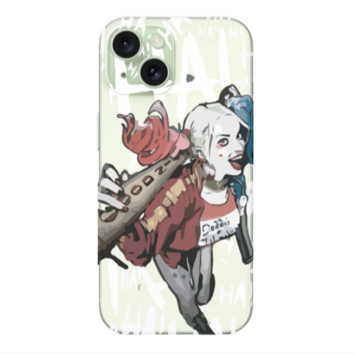 Apple iPhone 15 Ha Ha Ha Transparent Silicone TPU Θήκη