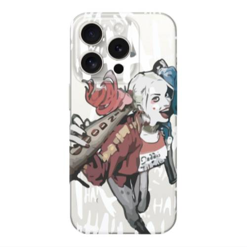 Apple iPhone 15 Pro Ha Ha Ha Transparent Silicone TPU Θήκη