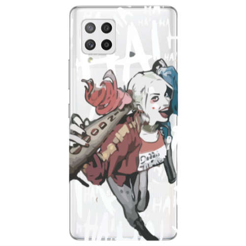 Samsung A42 5G Ha Ha Ha Transparent Silicone TPU Θήκη