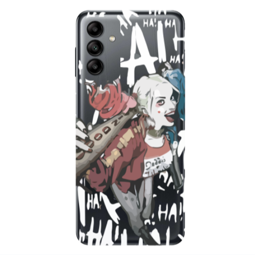 Samsung A13 5G Ha Ha Ha Transparent Silicone TPU Θήκη