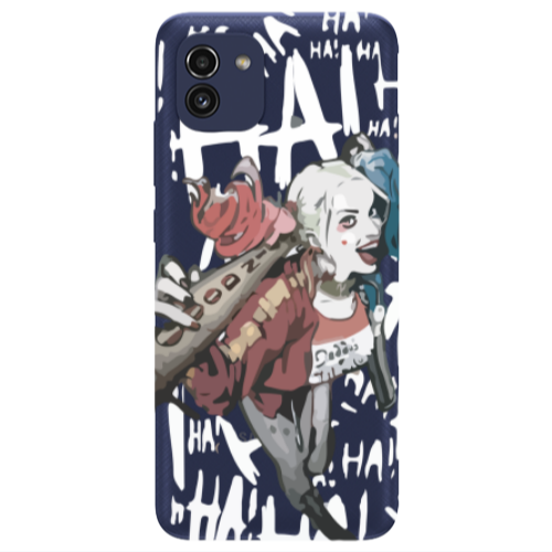 Samsung A03 Ha Ha Ha Transparent Silicone TPU Θήκη