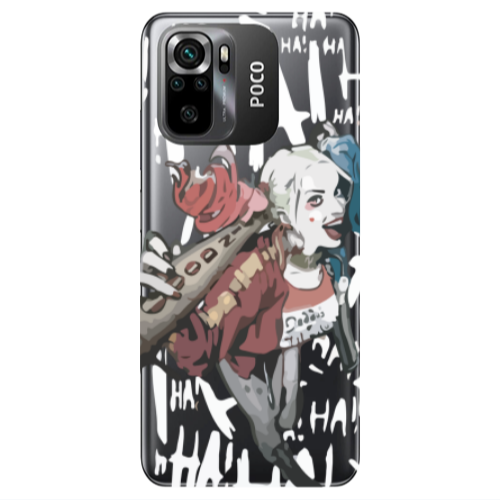 Xiaomi Poco M5 s Ha Ha Ha Transparent Silicone TPU Θήκη